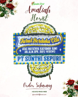 Papan Bunga Duka di Nias Utara
