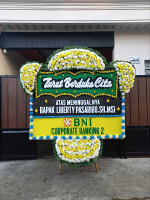 Papan Bunga Duka di Nias Utara