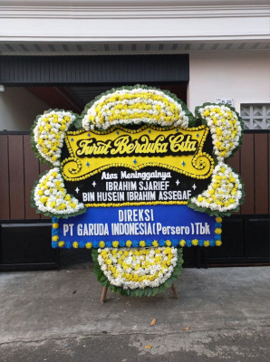 Papan Bunga Duka di Nias Utara