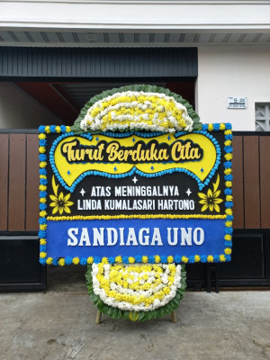 Papan Bunga Duka di Nias Utara